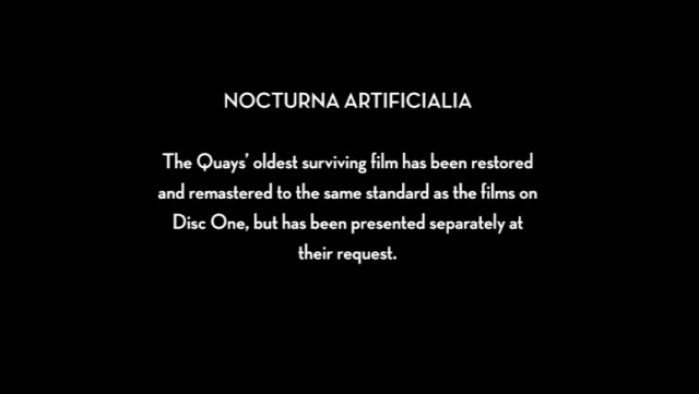 Phantom Museums - The Quay Brothers Short Films